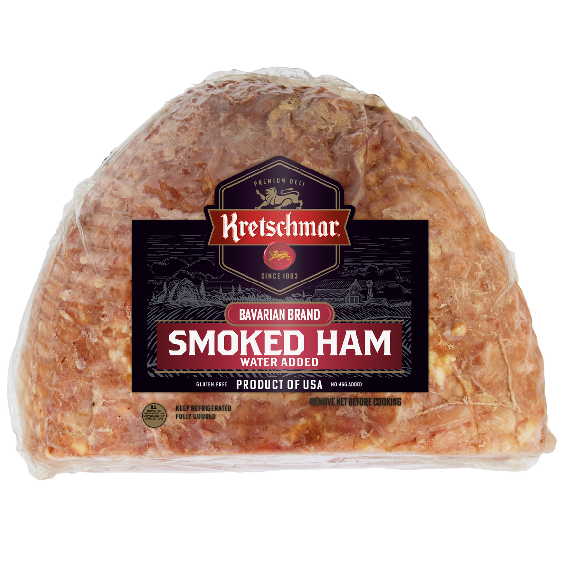 Bavarian Smoked Half Ham Water Added