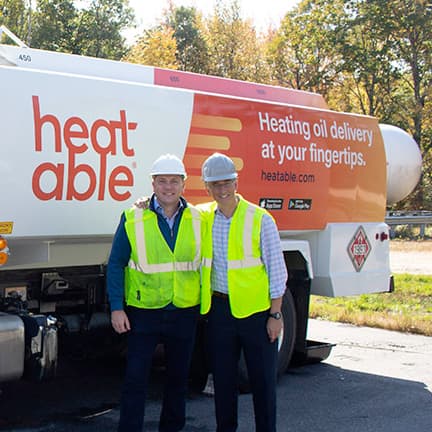 Adrian Bradley (MD - i3 Digital) and David Simmons (Project Manager - Heatable)