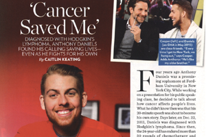 People magazine names Anthony a "hero among us." People magazine names Anthony a "hero among us."