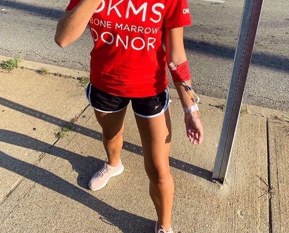 DKMS donor - clothing comfortable