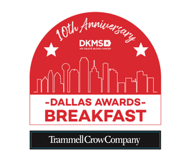 Logo 10th Anniversary Dallas Awards Breakfast with sponsor Trammell Crow Company
