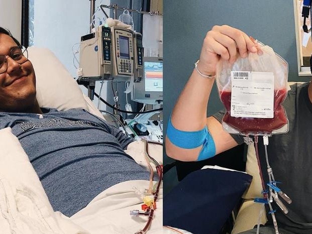 Dean DKMS Donated 2 times pic collage Dean DKMS Donated 2 times pic collage