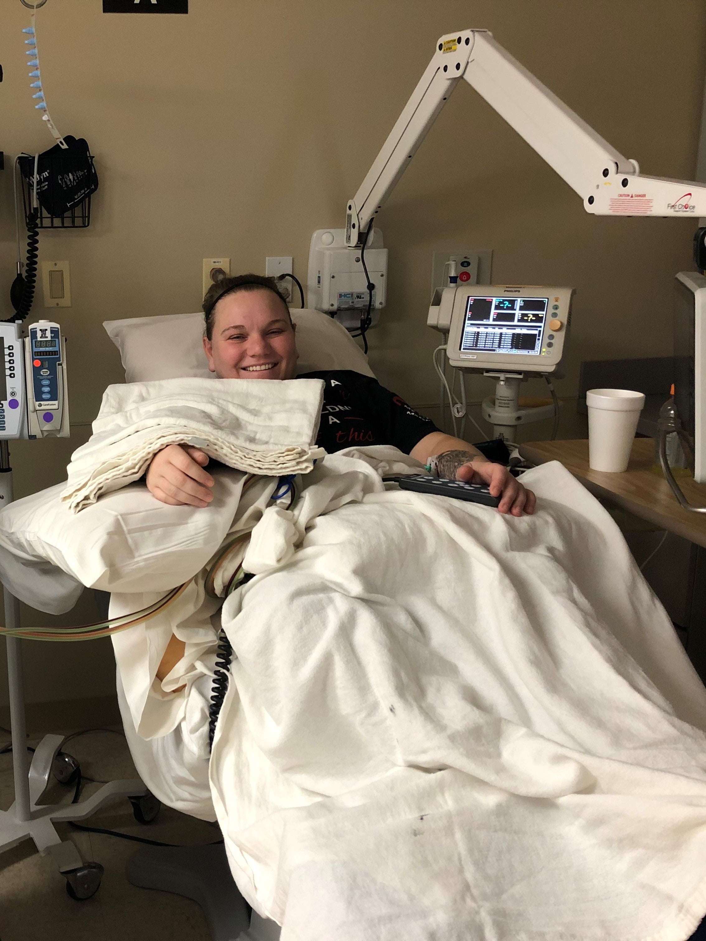 Natali donating