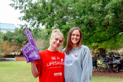 DKMS and Relay for Life student volunteer