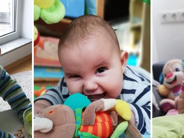 Baby Fabrice pic collage Baby Fabrice pic collage