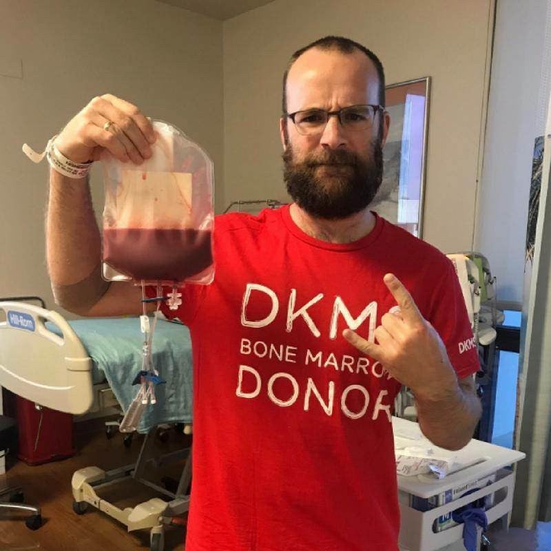 This is Jeff. He is a writer on the CBS show, Elementary. To be a donor, he made time in his busy schedule to be sure he could help someone get a second chance at life.