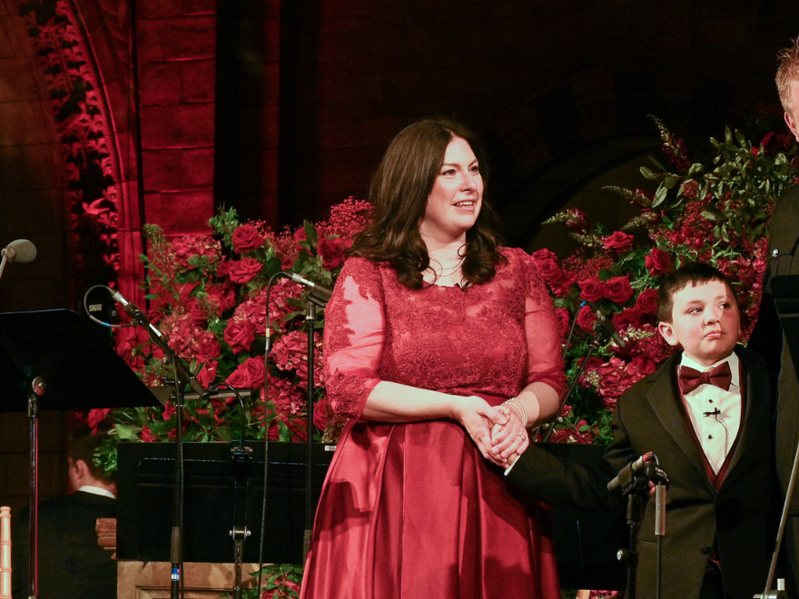 11-year-old James and his mother, meet James's donor Luke, at the DKMS London Gala. 11-year-old James and his mother, meet James's donor Luke, at the DKMS London Gala.