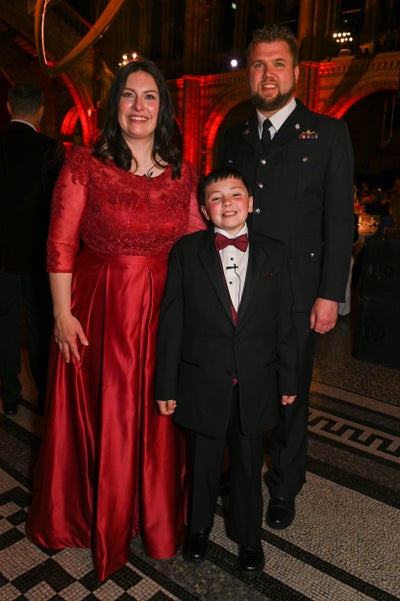 DKMS patient James and his mother with DKMS donor, Luke