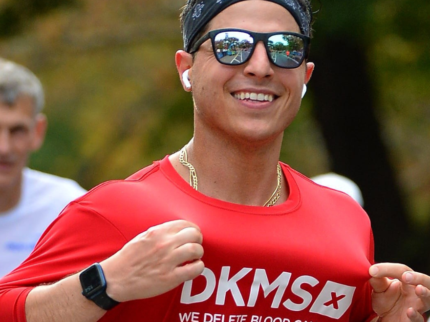 Team DKMS runner, Dan Tattoli Jr. Team DKMS runner, Dan Tattoli Jr.