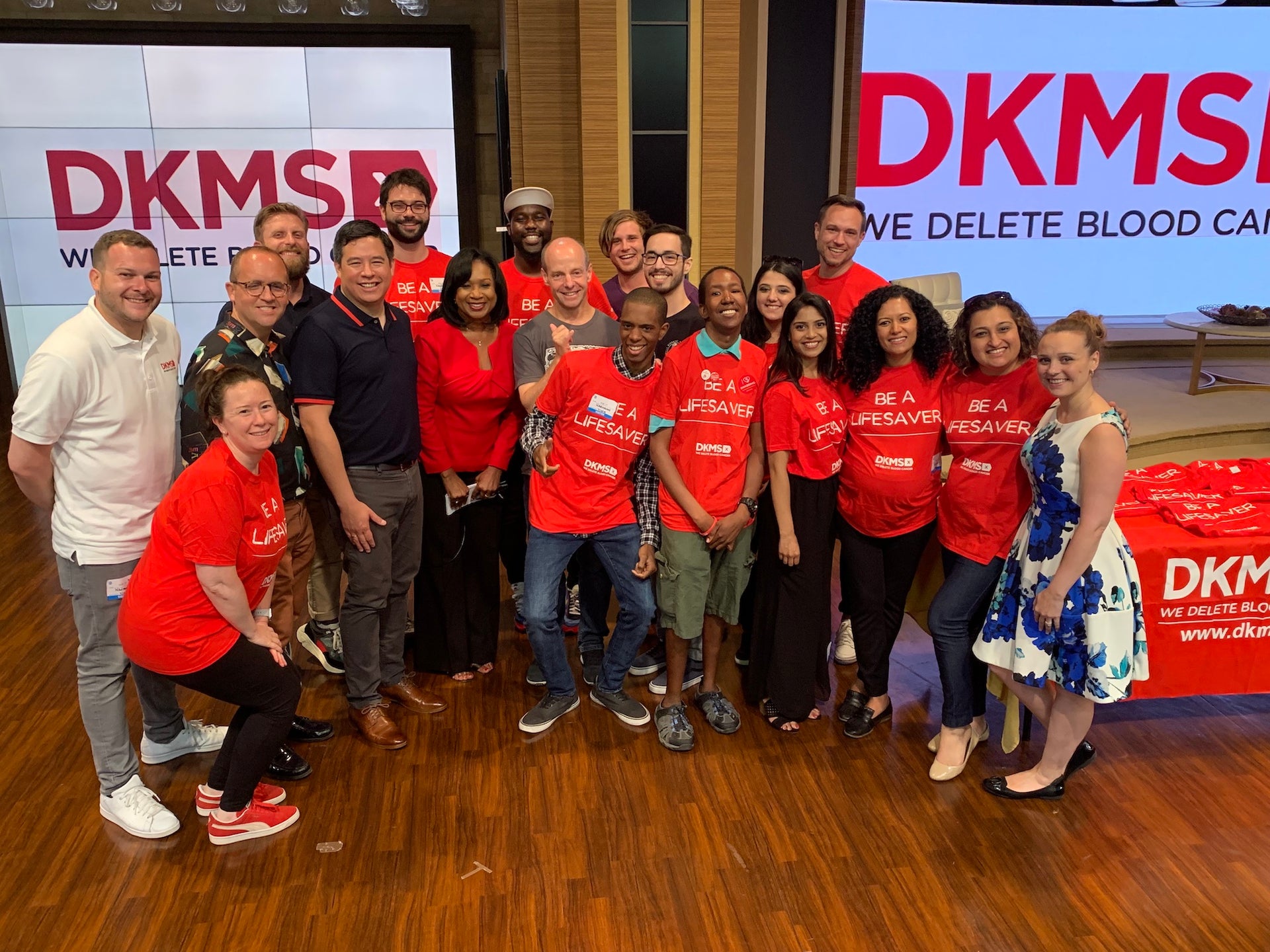 DKMS team and ABC7NY 