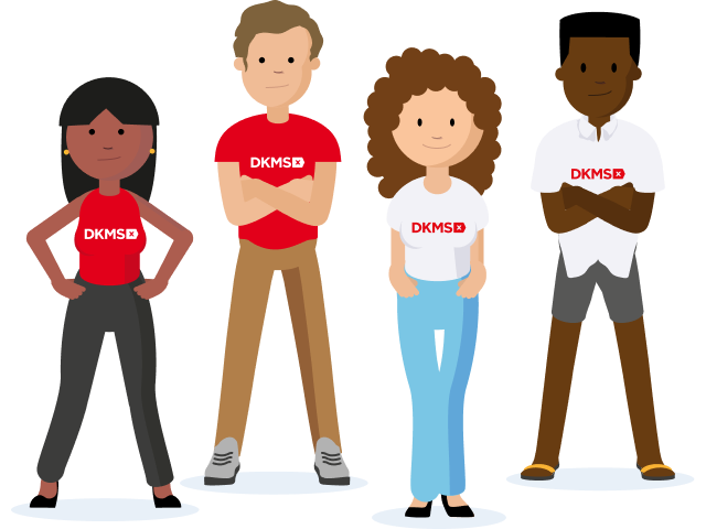 DKMS people ilustration DKMS people ilustration