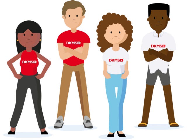 DKMS people ilustration DKMS people ilustration