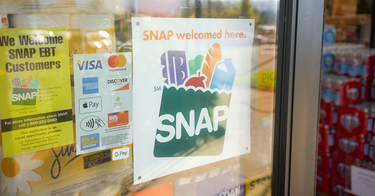 Increasing SNAP benefits