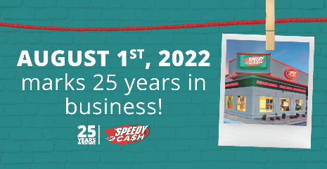 Speedy Cash marks 25 years of business