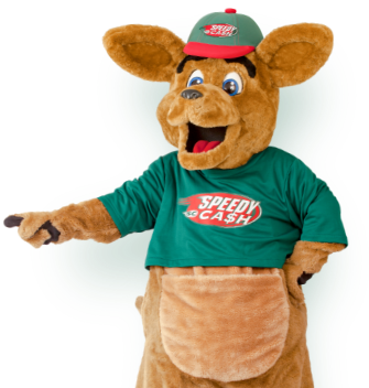 Speedy Cash mascot