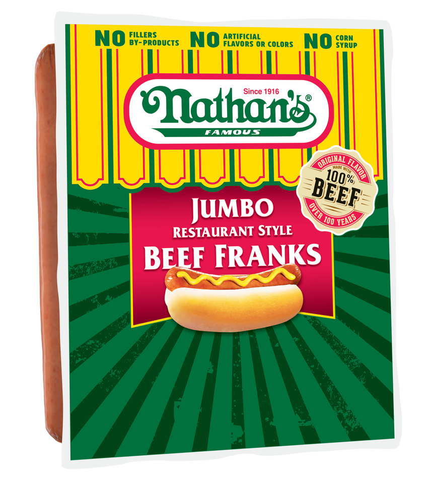 Jumbo Restaurant Style Beef Franks - 5 Pack