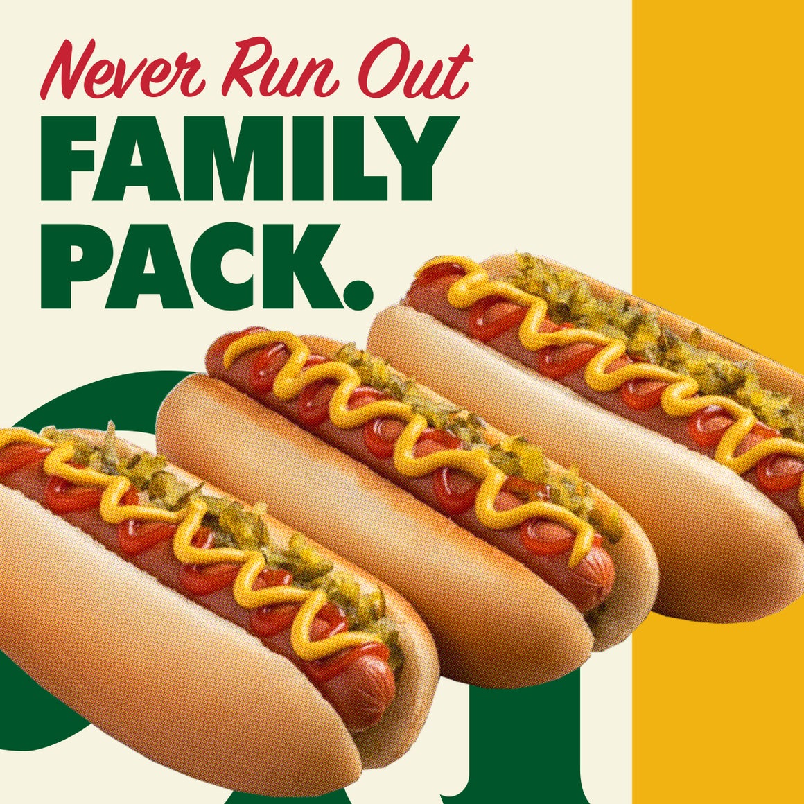 Family Pack Bun Length Beef Franks – 1.75 Lb. - 14 Pack