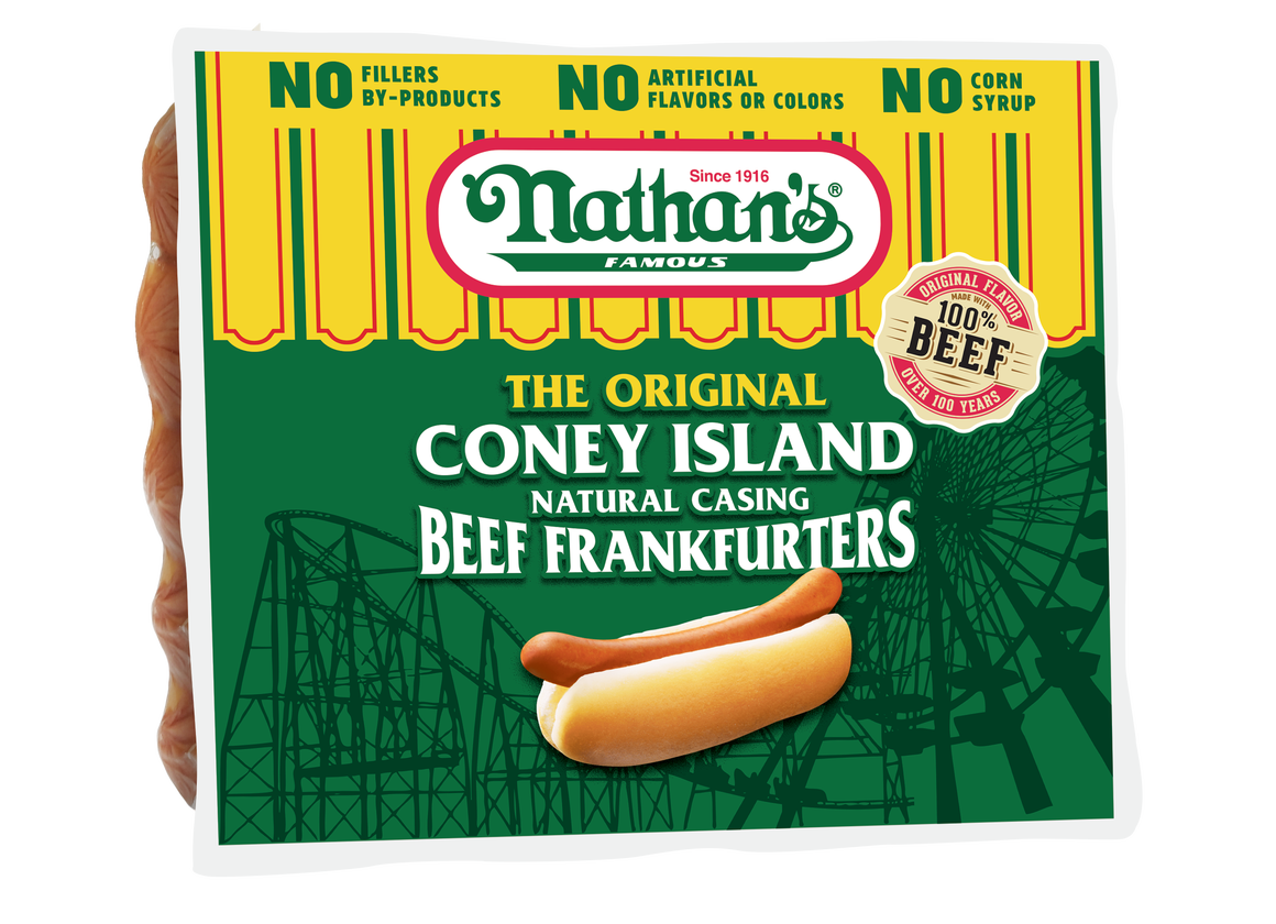 Natural Casing Beef Frankfurters - 5 Pack