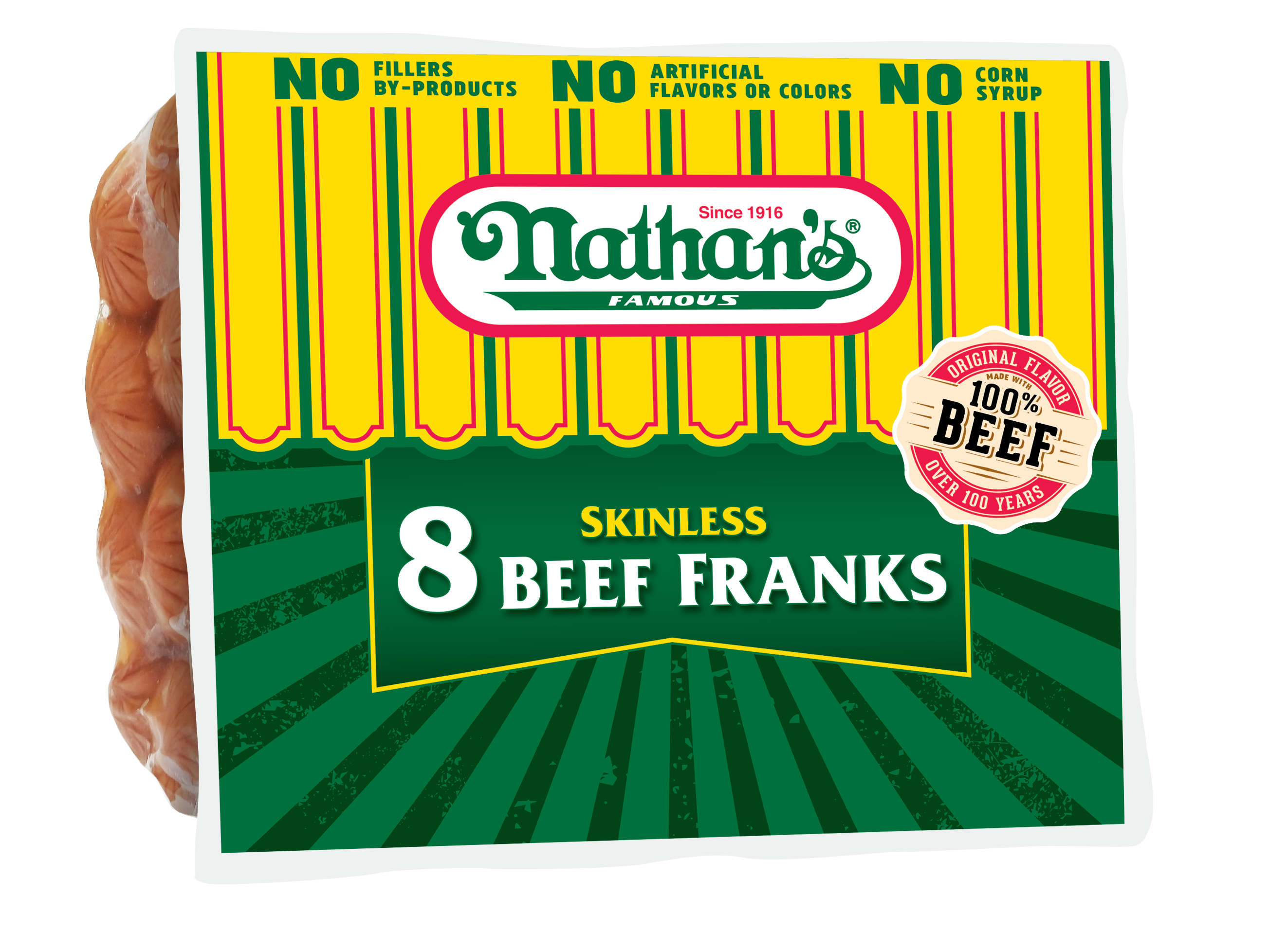 Skinless Beef Franks - 8 Pack