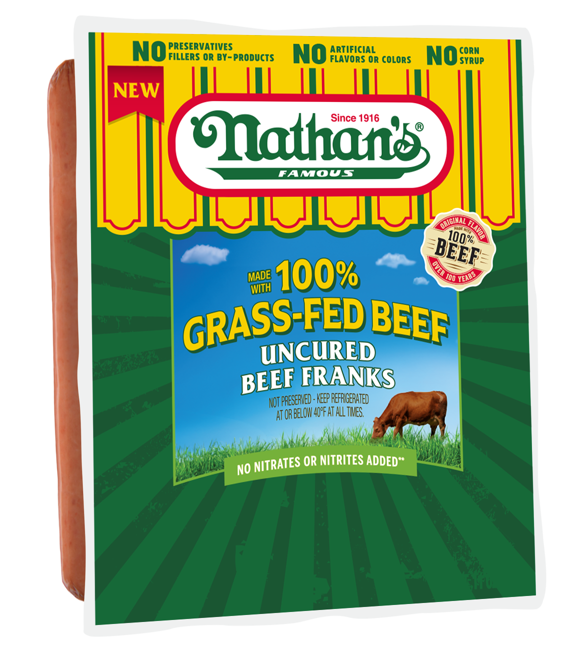 Grass-Fed Beef Frank - 5 Pack