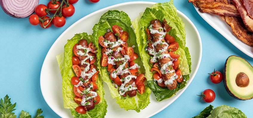 Low-Carb BLT Dog