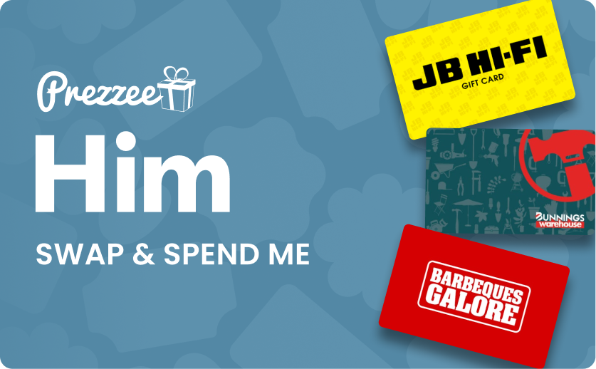 Prezzee For Him Smart eGift Card gift card image