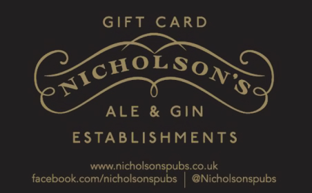 Nicholsons eGift Card gift card image