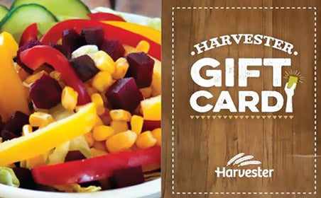 Harvester UK Gift Card gift card image