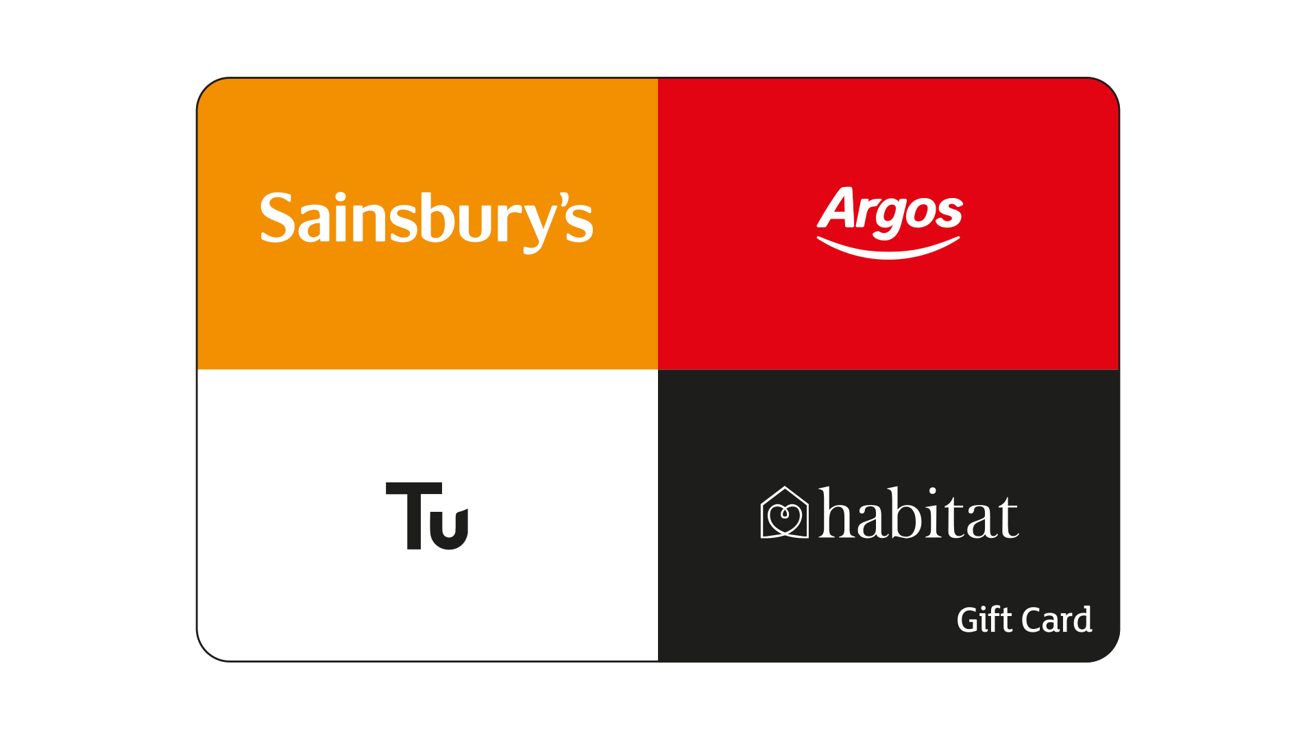 Sainsbury’s, Argos, TU & Habitat Multi Brand eGift Card gift card image