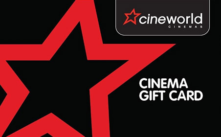 Cineworld UK Gift Card gift card image
