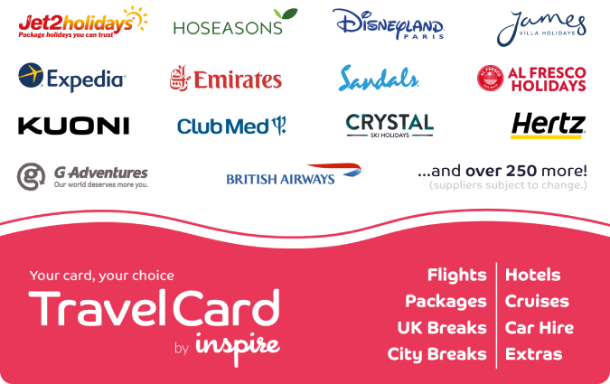 Inspire Travel eGift Card gift card image