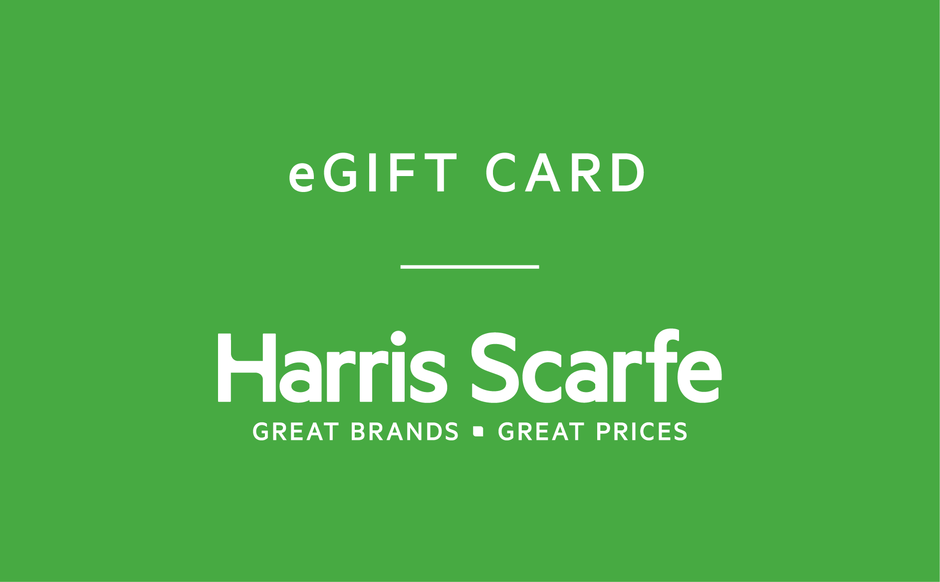 Harris Scarfe eGift Card gift card image