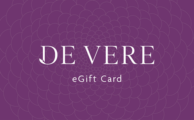 De Vere Hotels eGift Card gift card image