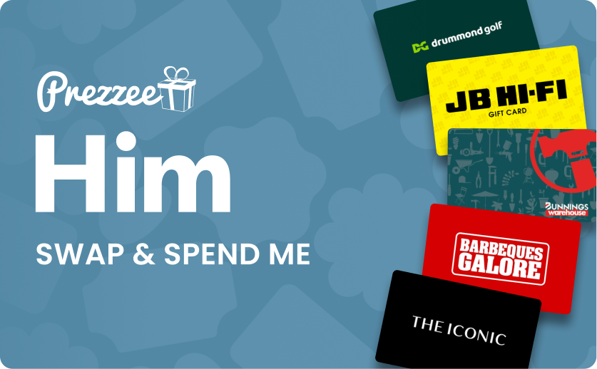 Prezzee For Him Smart eGift Card gift card image