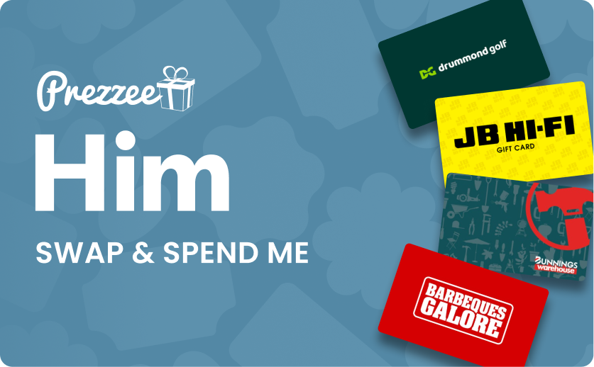 Prezzee For Him Smart eGift Card gift card image