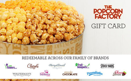 The Popcorn Factory eGift Card gift card image