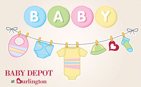 Baby Depot at Burlington Gift Card gift card image