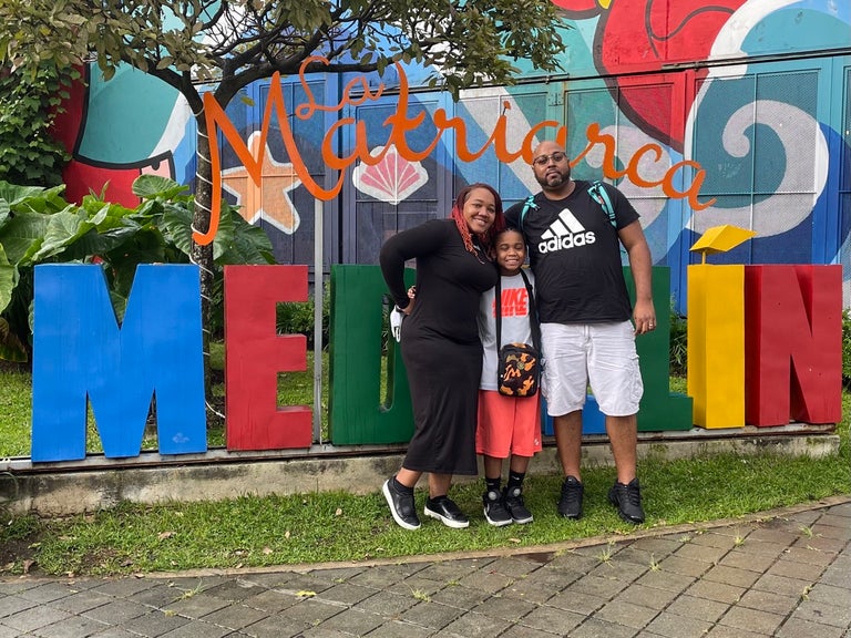 A group of people posing for a picture