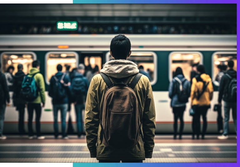 The dreaded commute back to the office.