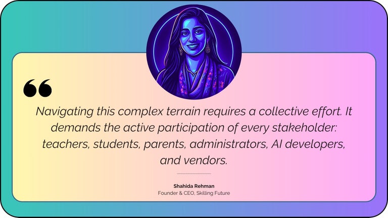 Navigating this complex terrain requires a collective effort. It demands the active participation of every stakeholder: teachers, students, parents, administrators, AI developers, and vendors.
