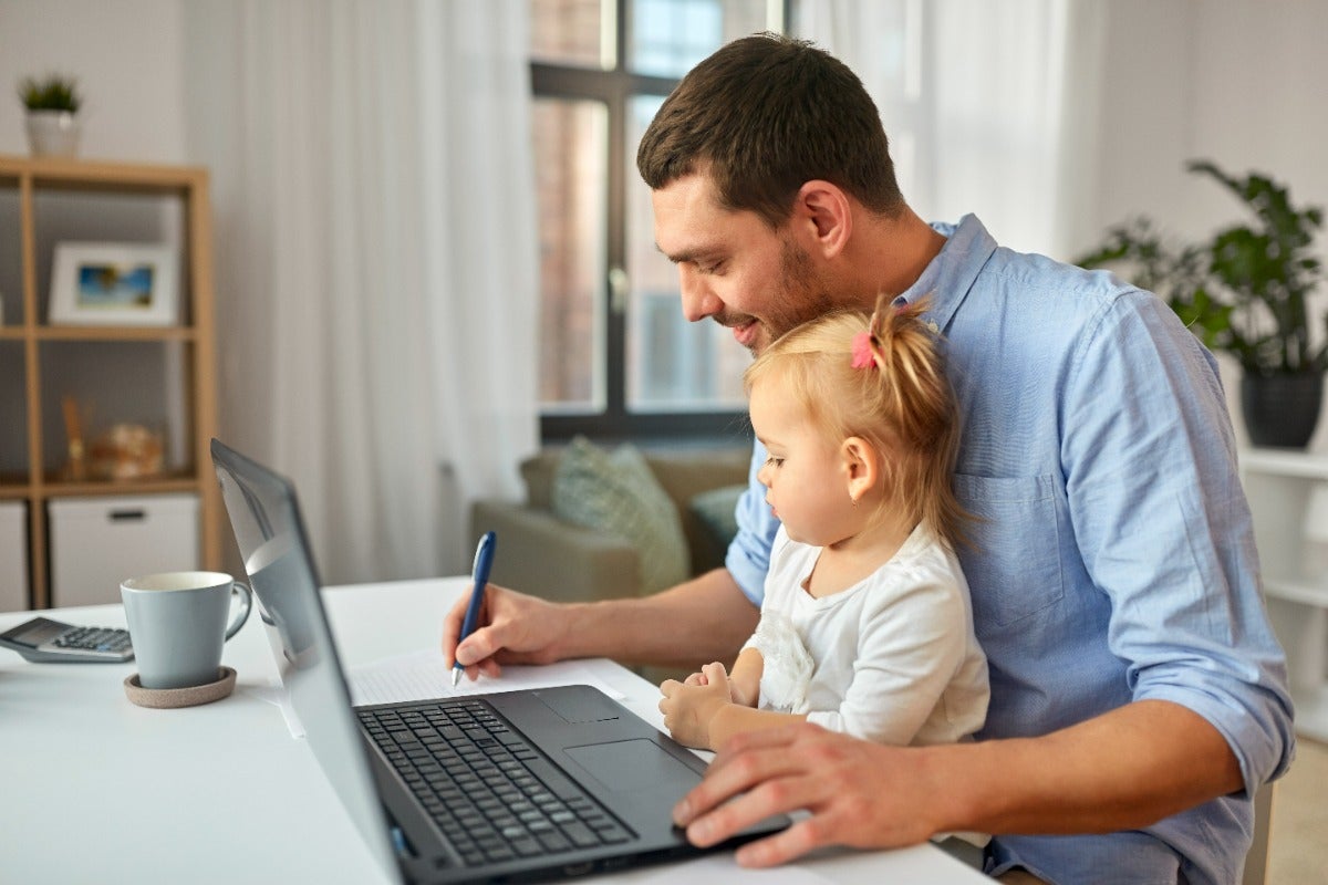 Working remote allows you manage your family commitments