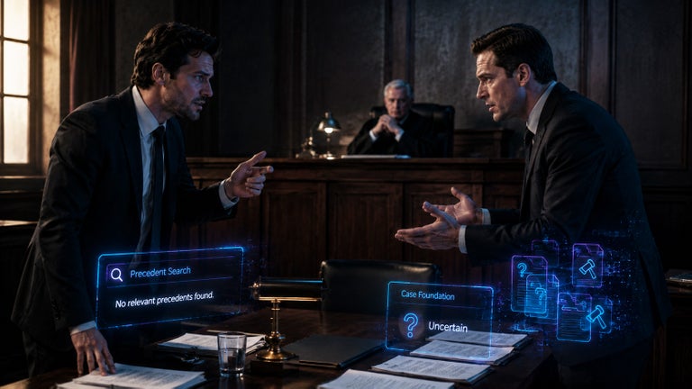 Two lawyers who fought to defend fake AI cases in court.