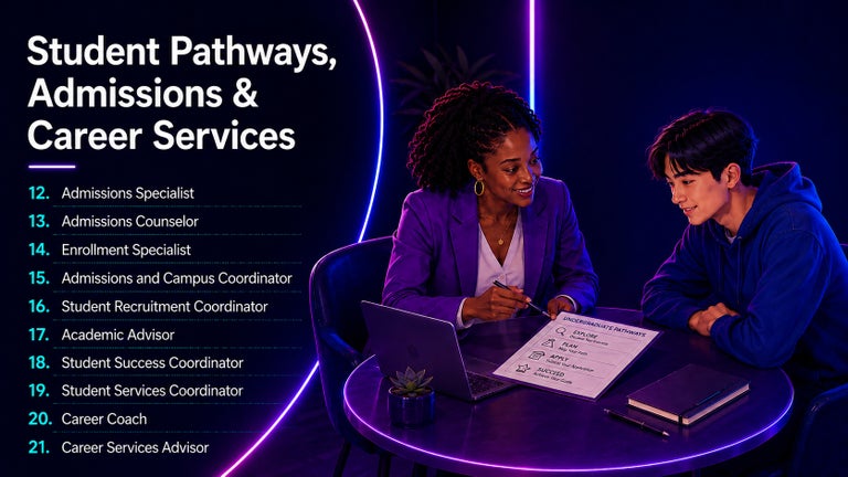 Student Pathways, Admissions & Career Services