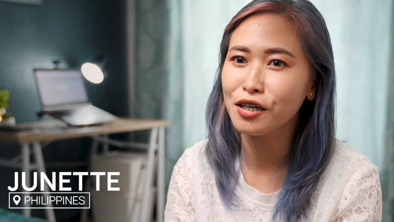 Junette a remote worker describes Crossover pay.