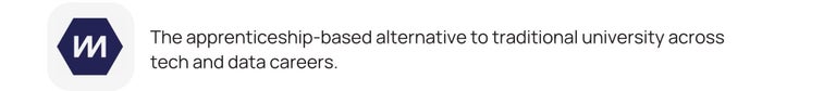 The apprenticeship-based alternative to traditional university across tech and data careers.