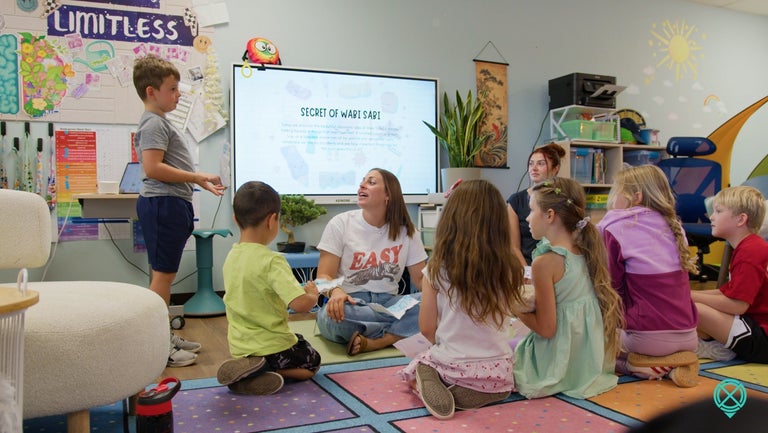 A group reading session with Holly at Alpha.