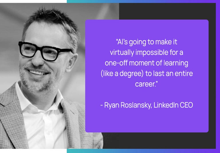 LinkedIn CEO Ryan Roslansky, quote.