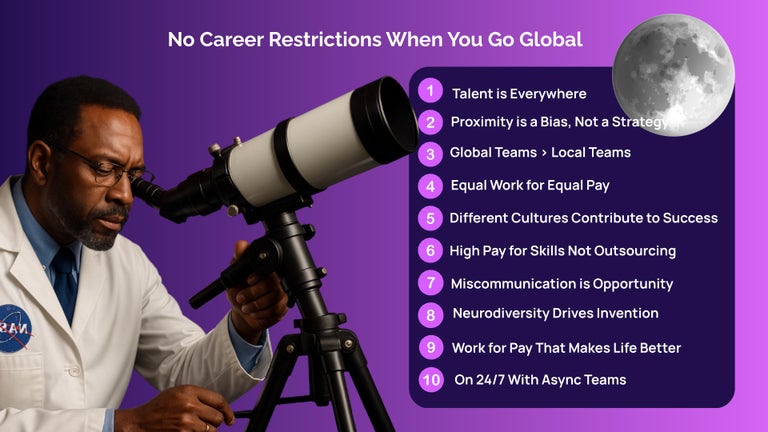 No career restrictions when you go global