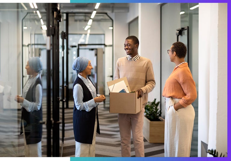 Quitting the office to live that remote work life.