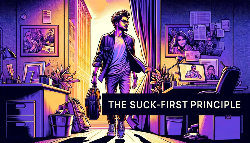 Transition to Remote Work with The 'Suck-First' Principle